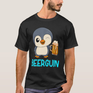 T-shirt Beer Guin Beer Penguin Hommes Fête des pères de bi