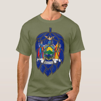 T-shirt Beer Hops Craft Beer Beer Hops, drapeau de l'État 