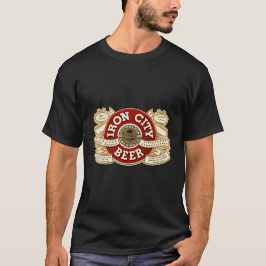 T-shirt Beer Irons City Pittsburgh Beer (Devant)