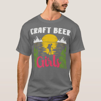 T-shirt Beer Lover Girl Femme Artisanat Brasserie Bières a