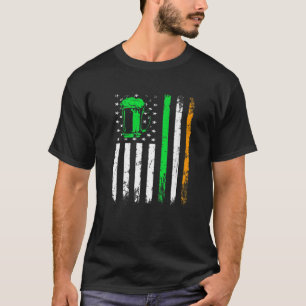 T-shirt Beer Lover Irish American Flag St Patrick's Day Me