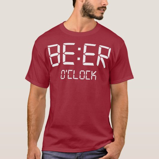 T-shirt BEER Oclock Funny Saint-Patricks Day Boire (Devant)