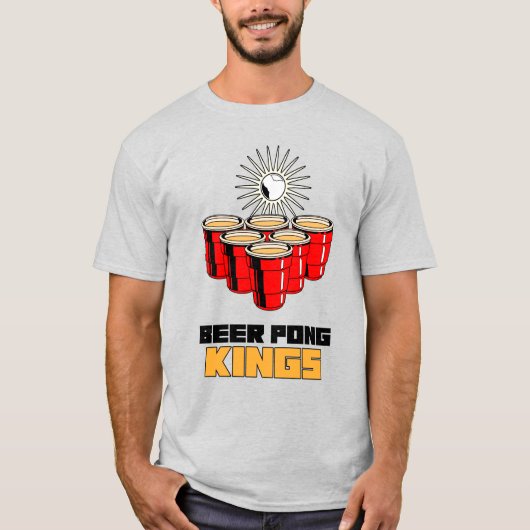 T-shirt Beer Pong Kings (Devant)