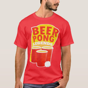 T-shirt Beer Pong Légendes Draging Game Team