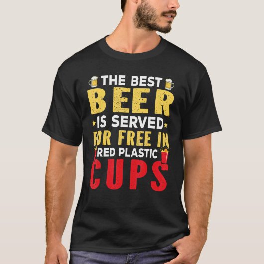 T-shirt Beer Pong Pour Le Champion De Beer Pong (Devant)