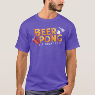 T-shirt Beer Pong Toute La Nuit