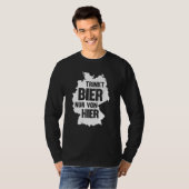 T-shirt beer saying Germany beer drinker party (Devant entier)