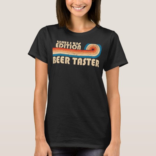 T-shirt BEER TASTER Funny Job Title Profession Anniversair (Devant)