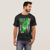 T-shirt Beer US Drapeau & Shamrock Graphic Jour de la Sain (Devant entier)