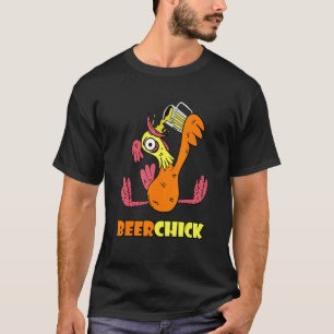 T-shirt Beerchick Chicken Alcool Bière Booze Festival