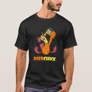 T-shirt Beerchick Chicken Alcool Bière Booze Festival