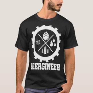 T-shirt Beergineer Graphic Brasserie de brasserie vinicole