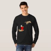 T-shirt Beerpong Création Adam Michelangelos Mains (Devant entier)