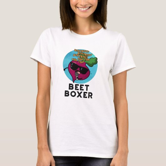T-shirt Beet Boxer Funny Beet Pun (Devant)
