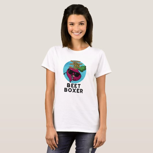 T-shirt Beet Boxer Funny Beet Pun (Devant entier)