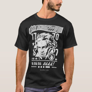 T-shirt Beethoven 5e Symphonie Portrait Ludwig van Beethov