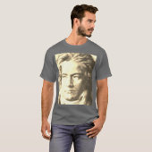 T-shirt Beethoven À Sepia (Devant entier)