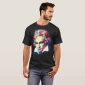 T-shirt Beethoven Pop Art (Devant entier)