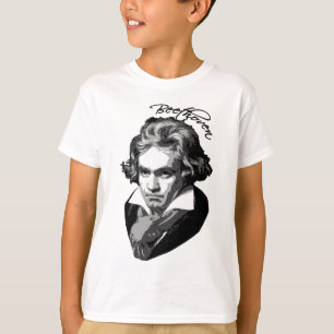 T-shirt Beethoven Portrait sur T-shirts, Mugs, Dons