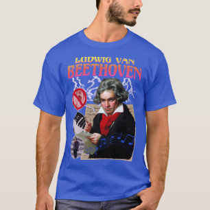 T-shirt BEETHOVEN RAP TEL Ludwig Van Beethoven Cool Vintag