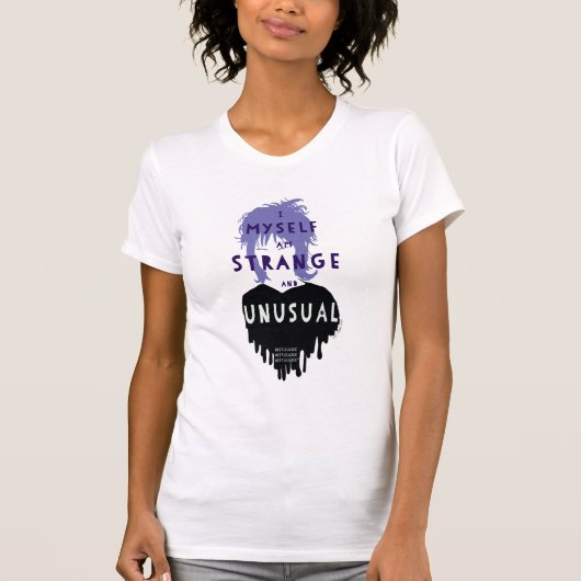 T-shirt Beetlejus | Lydia Graphisme "étrange et inhabituel (Devant)