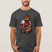 T-shirt Beetroot Berserker Halloween — Dark Warrior Retro  (Devant)