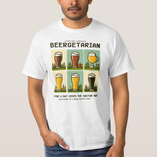 T-SHIRT BÉGÉTARIEN (Devant)