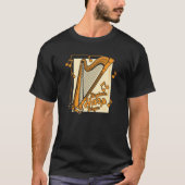 T-shirt Beginner Harp Player Pedal Harp Harpist Konghou Ha (Devant)
