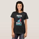T-shirt Behavior Analyst Behavior Therapy Data Or It Didn' (Devant entier)