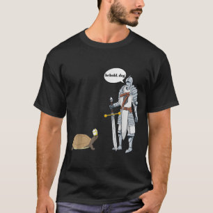 T-shirt Behold Dog Funny Turtle Wearing A Priest Hat Hilar