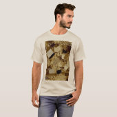 T-Shirt beige print (Voorkant volledig)