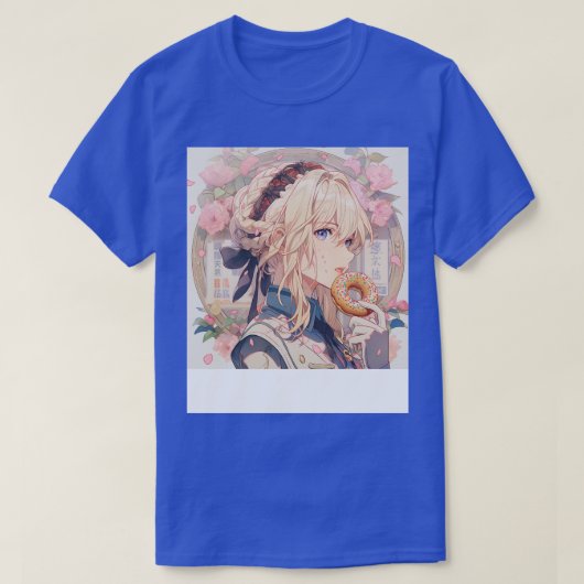 T-shirt beigne violet evergarden (Design devant)