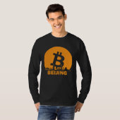 T-shirt Beijing Bitcoin Maximalist  Bitcoin Beijing Skylin (Devant entier)