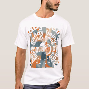 T-shirt "Being Daddy Being Baddy" Chopper Daddy Géométriqu