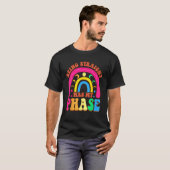 T-shirt Being Straight Was My Phase Groovy LGBT Pride Mont (Devant entier)
