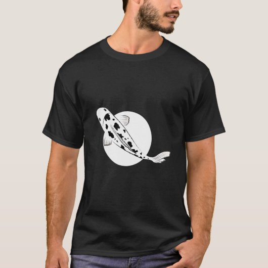 T-shirt Bekko Koi Fish Brocadé Carp Nishikigoi Pond Amur (Devant)