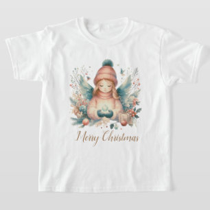 T-shirt Bel ange de l'hiver au milieu de la nature du nord