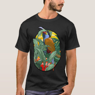 T-shirt Bel oiseau coloré des tropiques pour les amateurs