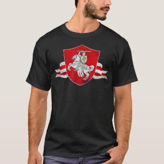 T-shirt Belarus Pogonya White Red White Flag Protestation