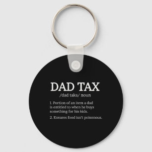 T-shirt Belasting voor Mannen Vrouwen Papa Belasti Sleutelhanger
