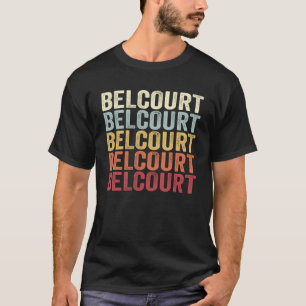 T-shirt Belcourt North Dakota Belcourt ND Retro Vintage Te