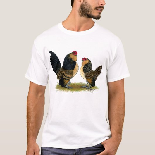 T-shirt Belge d'Anvers Bantams : Quail (Devant)