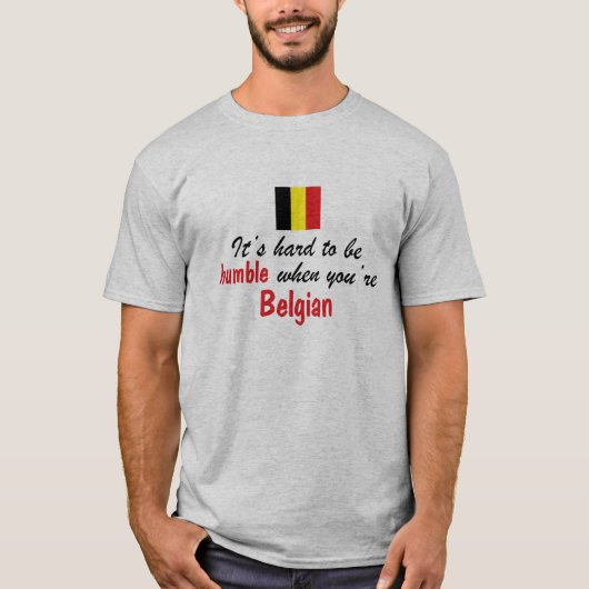 T-shirt Belge humble (Devant)