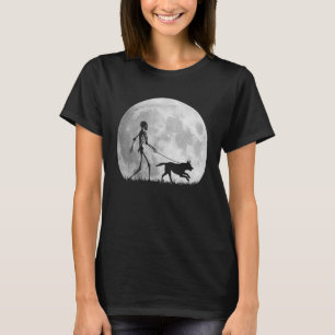 T-shirt Belge Malinoi Halloween Skeleton Chien Jeunesse