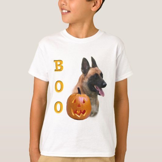 T-shirt Belge Malinois Boo (Devant)