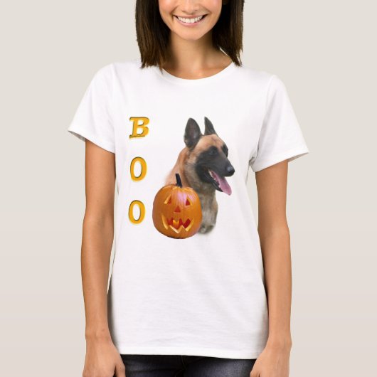 T-shirt Belge Malinois Boo (Devant)