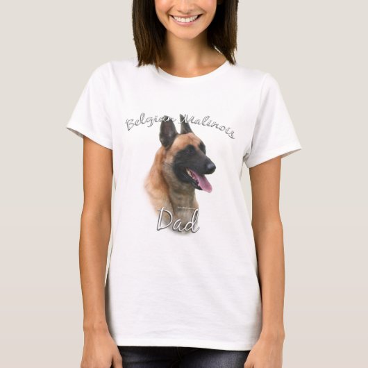 T-shirt Belge Malinois Papa 2 (Devant)
