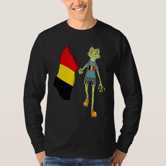 T-shirt Belgian Fan Frog (Devant)