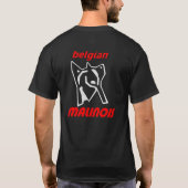 t-shirt belgian malinois (Dos)