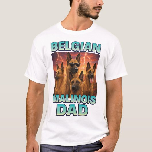 T-shirt Belgian Malinois (Devant)